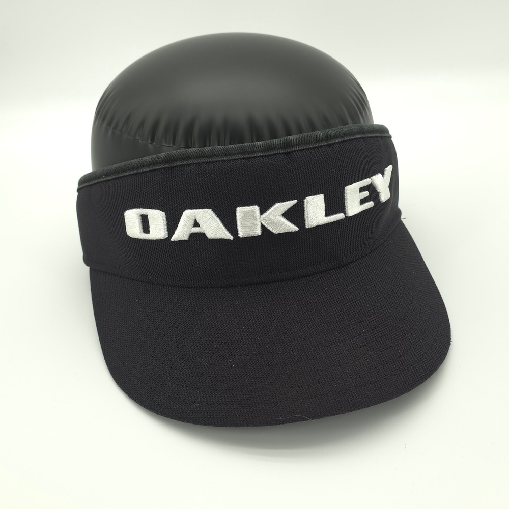 Oakley Visor Cap Mens Black StrapBack Golf Performance Hydrolix Pickleball Hat